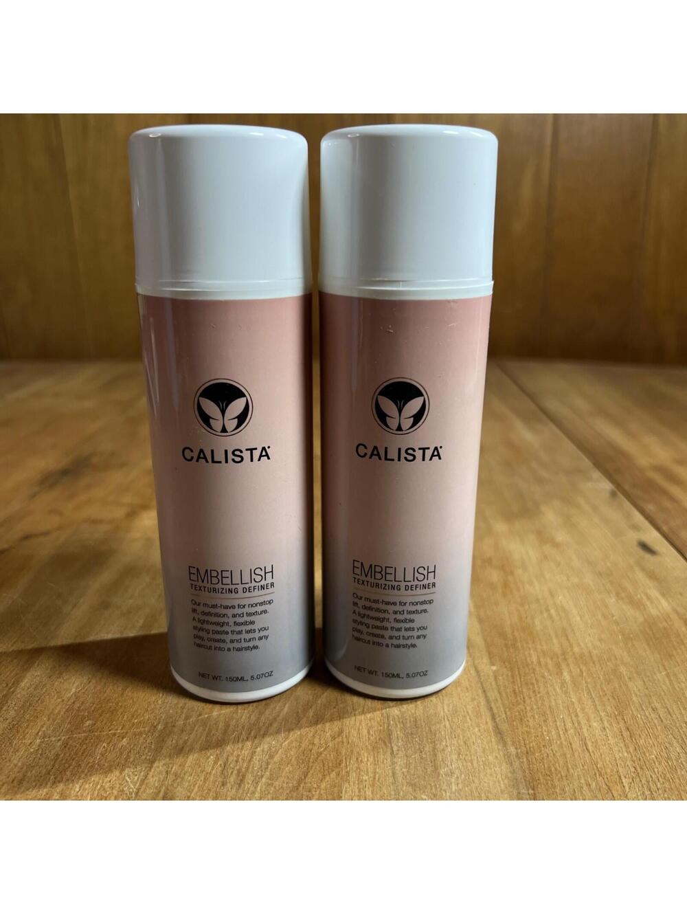 Calista Embellish Texturizing Definer 150 ML 5.07 oz New, Set Of 2
